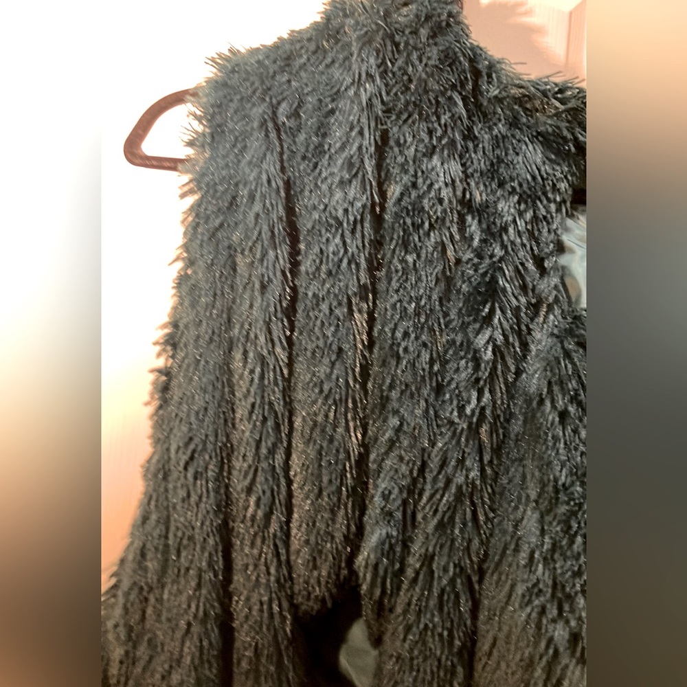 Fun Faux Fur Emerald Chic Vest